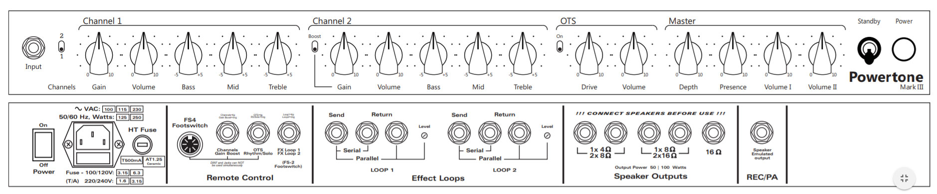 Koch Powertone Iii 50 Watts - Gitaarversterker top - Variation 3