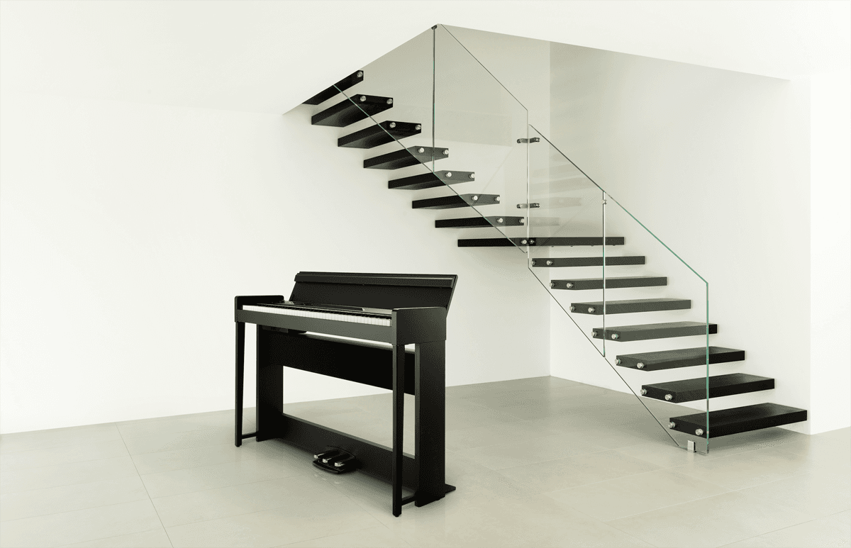 Korg C1 Air - Black - Digitale piano met meubel - Variation 1