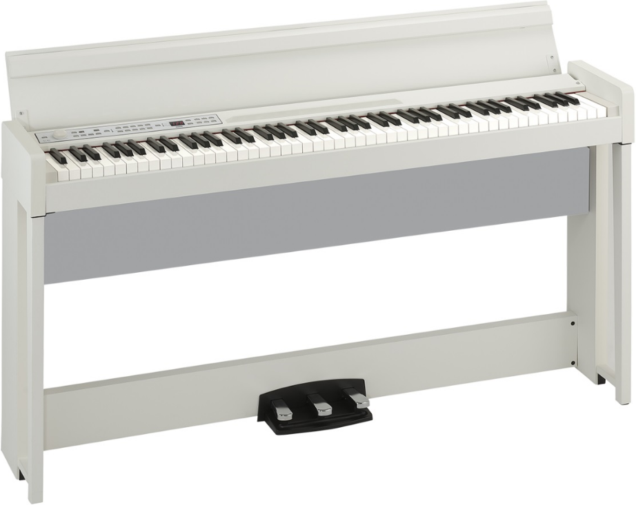 Korg C1 Air - White - Digitale piano met meubel - Main picture