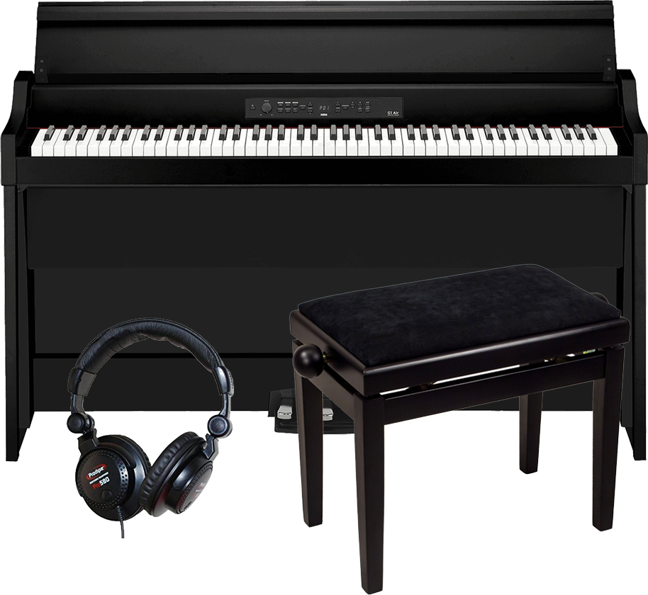 Korg G1b Air Bk + X-tone Xb6160 Noir + Casque Pro580 - Digitale piano met meubel - Main picture
