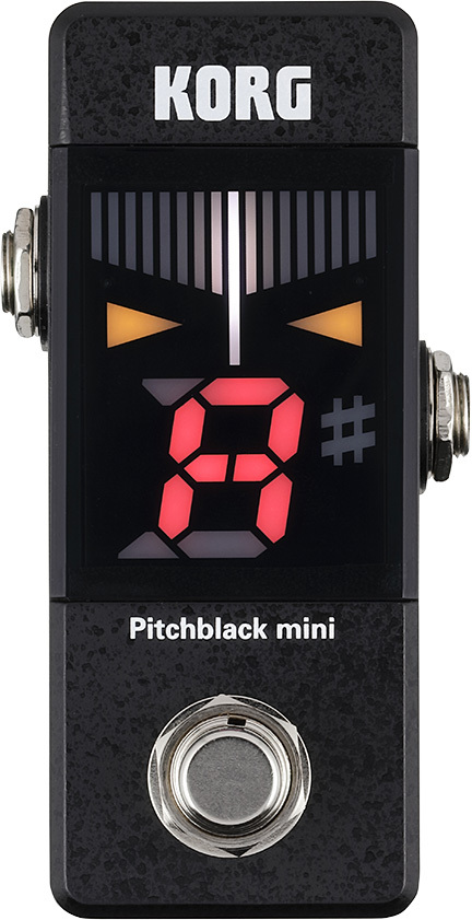 Korg Pitchblack Mini Pedal Tuner Black - Stemapparaat - Main picture