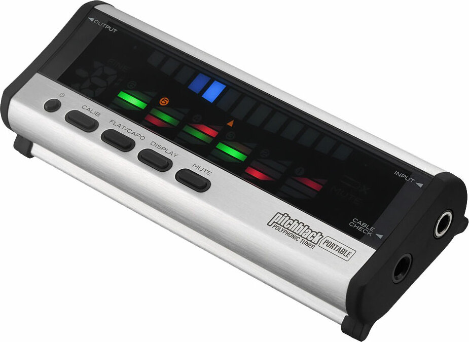 Korg Pitchblack Portable - Aluminium Silver - Gitaarstemmer - Main picture