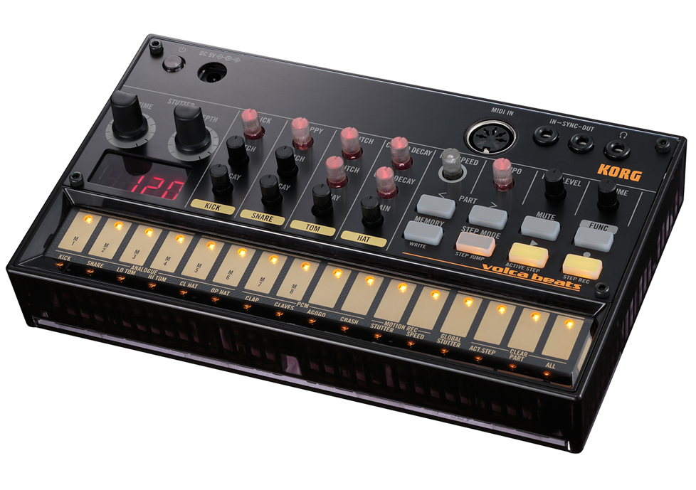 Korg Volca Trigoly Keys + Bass + Beats - Home studio set - Variation 2