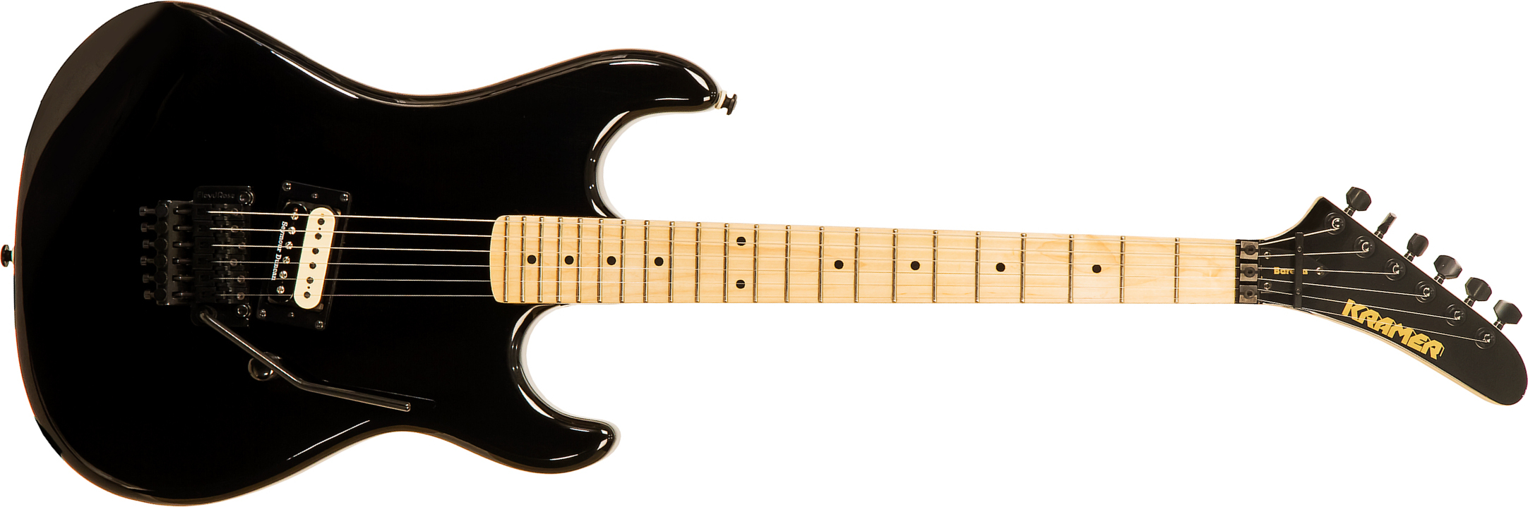 Kramer Baretta H Seymour Duncan Fr Mn - Ebony - Elektrische gitaar in Str-vorm - Main picture