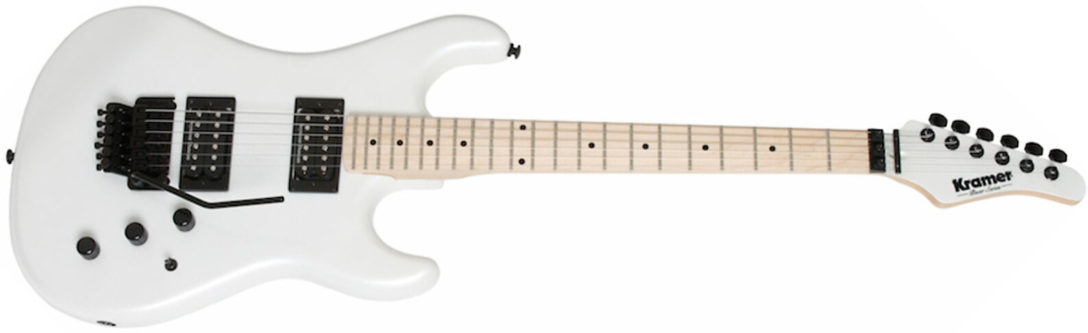 Kramer Pacer Vintage 2h Seymour Duncan  Fr Mn - Pearl White - Elektrische gitaar in Str-vorm - Main picture