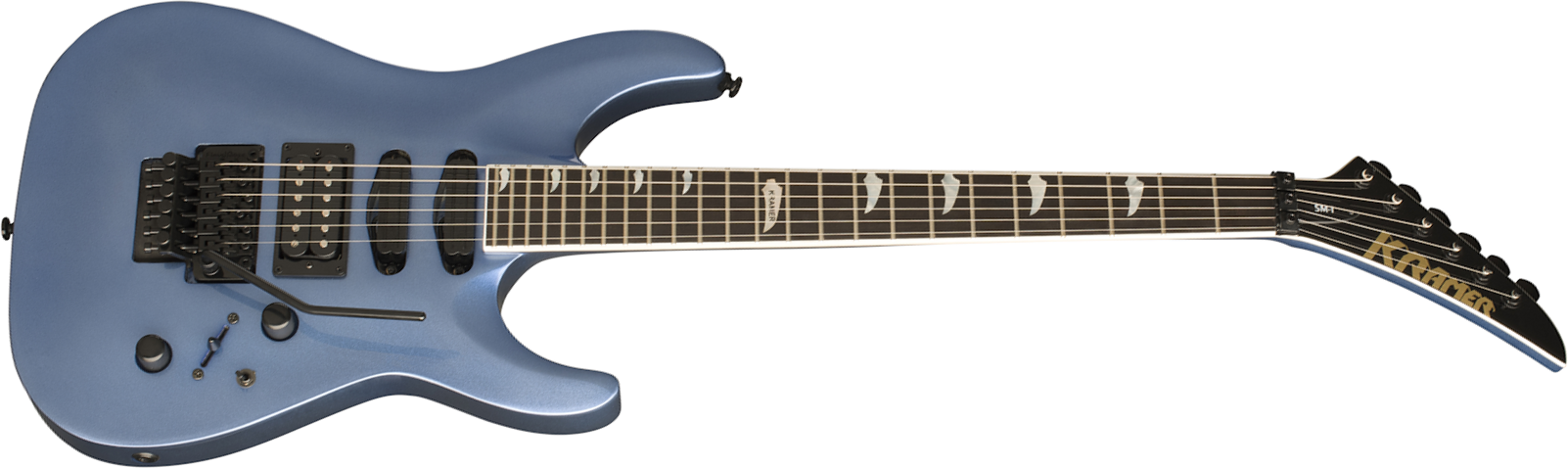 Kramer Sm-1 Original Hss Seymour Duncan Fr Eb - Candy Blue - Elektrische gitaar in Str-vorm - Main picture