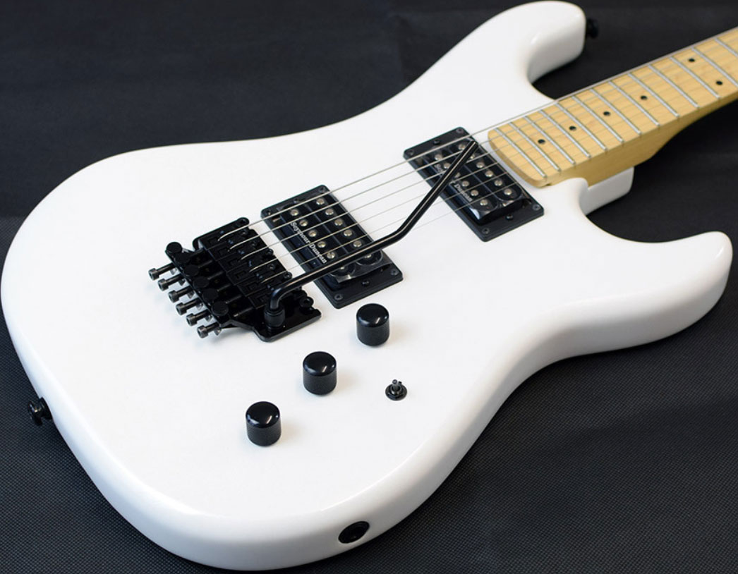 Kramer Pacer Vintage 2h Seymour Duncan  Fr Mn - Pearl White - Elektrische gitaar in Str-vorm - Variation 1