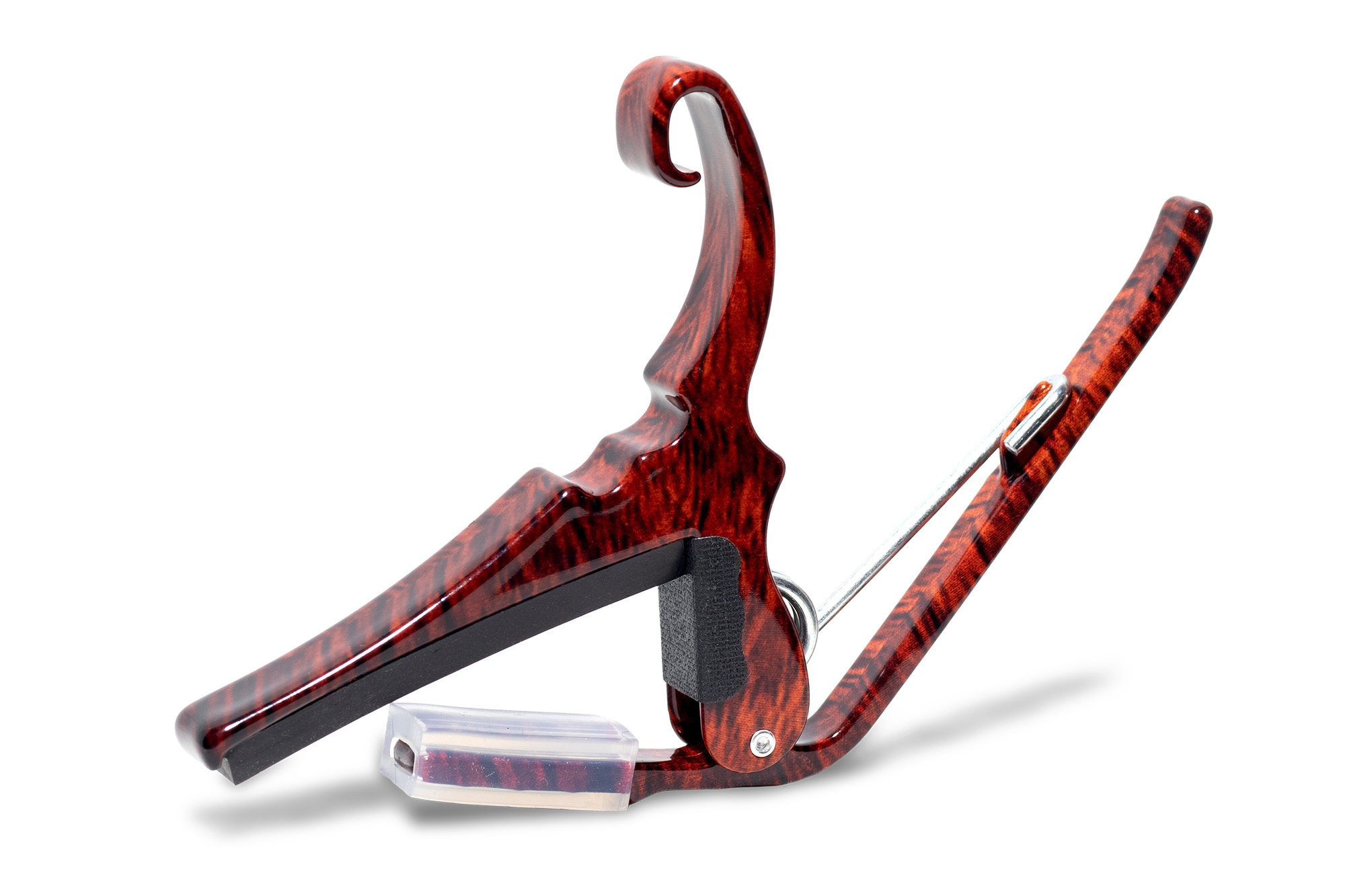 Kyser Capodastre Guitare Acoustique Quick-change Kg6 DÉco Bois - Couleur Bois De Rose - Capo - Variation 1