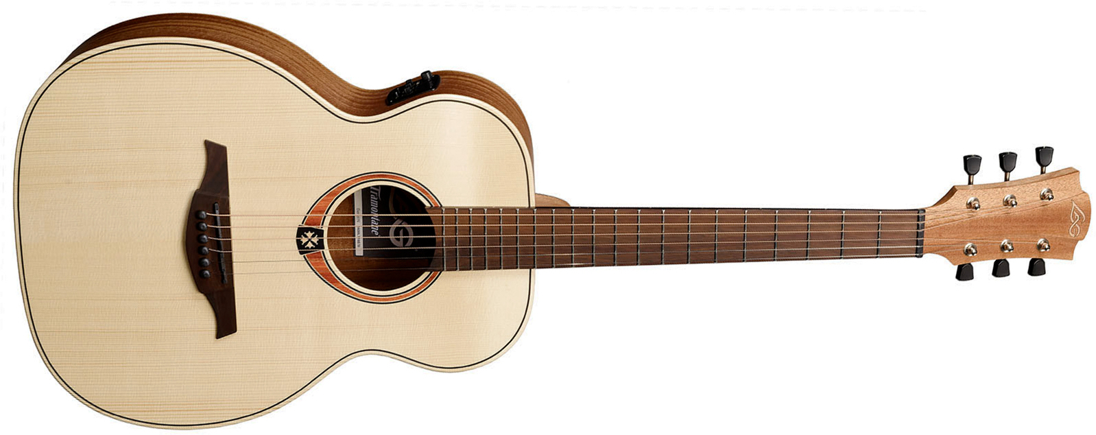 Lag T70te Travel Epicea Khaya Brb - Natural - Folk gitaar - Main picture