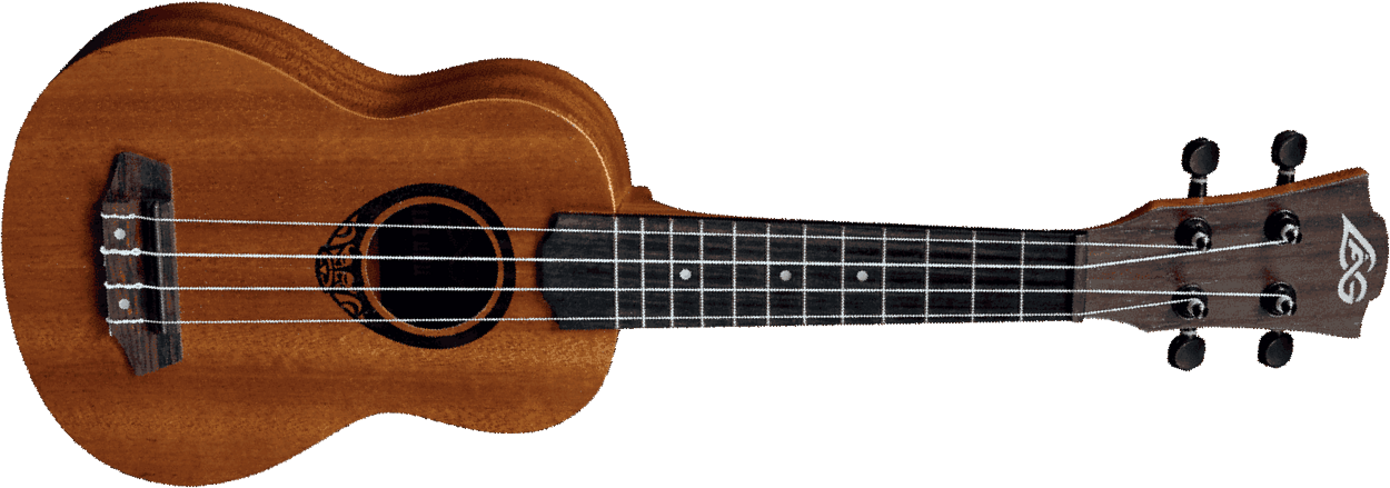 Lag Tku10s Tiki Uku Soprano Sapele 2016 - Natural Open Pore - Ukulele - Main picture