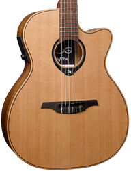 Klassieke gitaar 4/4 Lag Hyvibe H2 HV10-N-ACE - natural