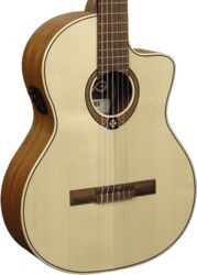 Klassieke gitaar 4/4 Lag Occitania OC88CE - Naturel brillant