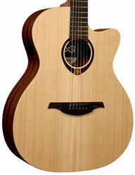 Folk gitaar Lag Tramontane T70ACE - Naturel satin