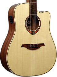 Folk gitaar Lag Tramontane T88DCE - Naturel