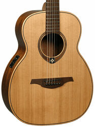 Folk gitaar Lag Escapade Travel RCE - Naturel satin