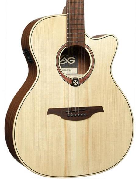 Folk gitaar Lag Tramontane T70ACE - Naturel