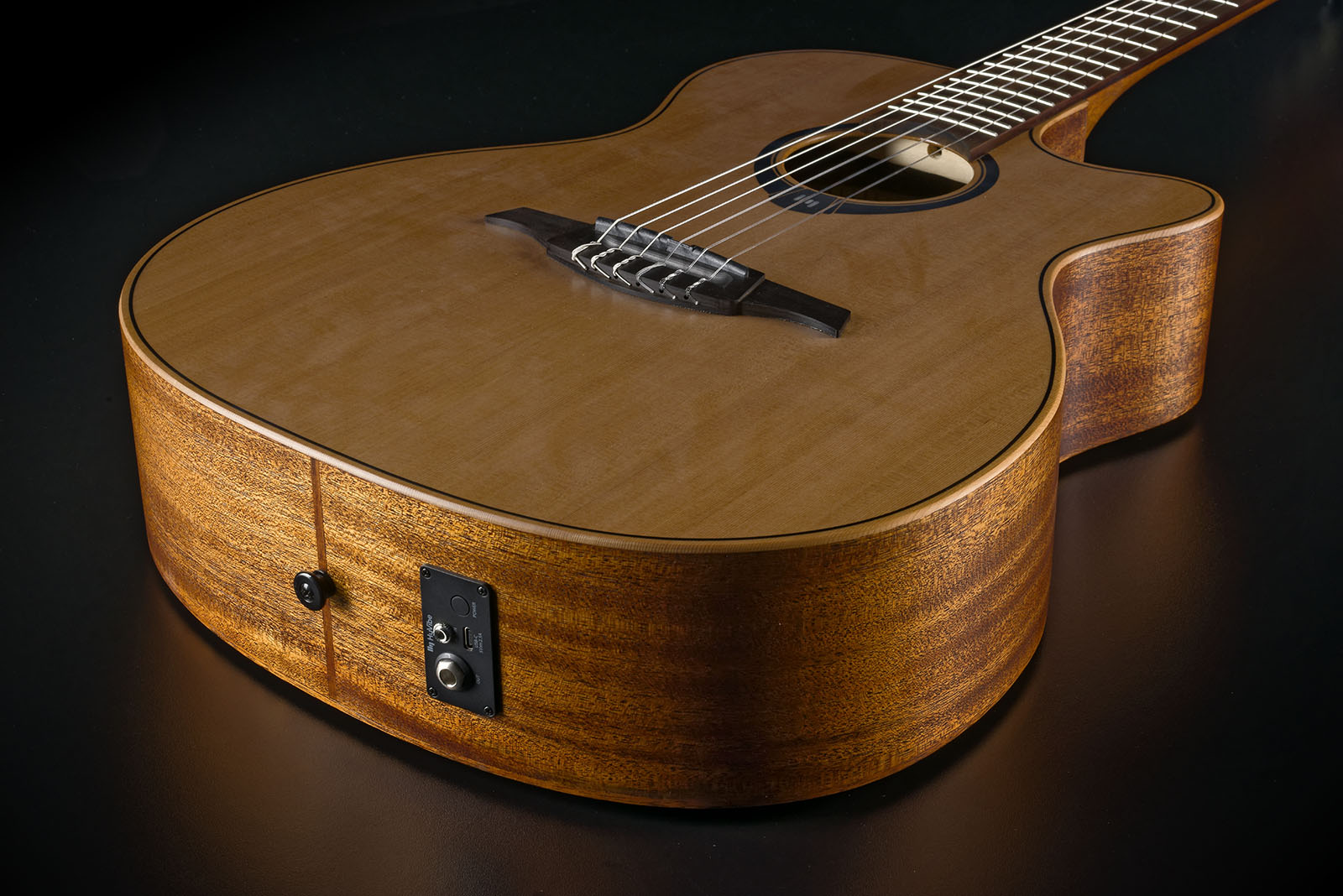 Lag Hv10-n-ace Hyvibe H2 Auditorium Cw Cedre Khaya Brbr - Natural - Klassieke gitaar 4/4 - Variation 2