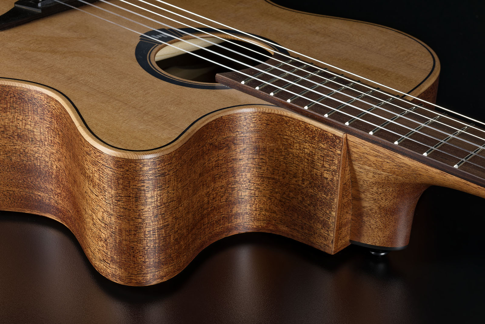 Lag Hv10-n-ace Hyvibe H2 Auditorium Cw Cedre Khaya Brbr - Natural - Klassieke gitaar 4/4 - Variation 4