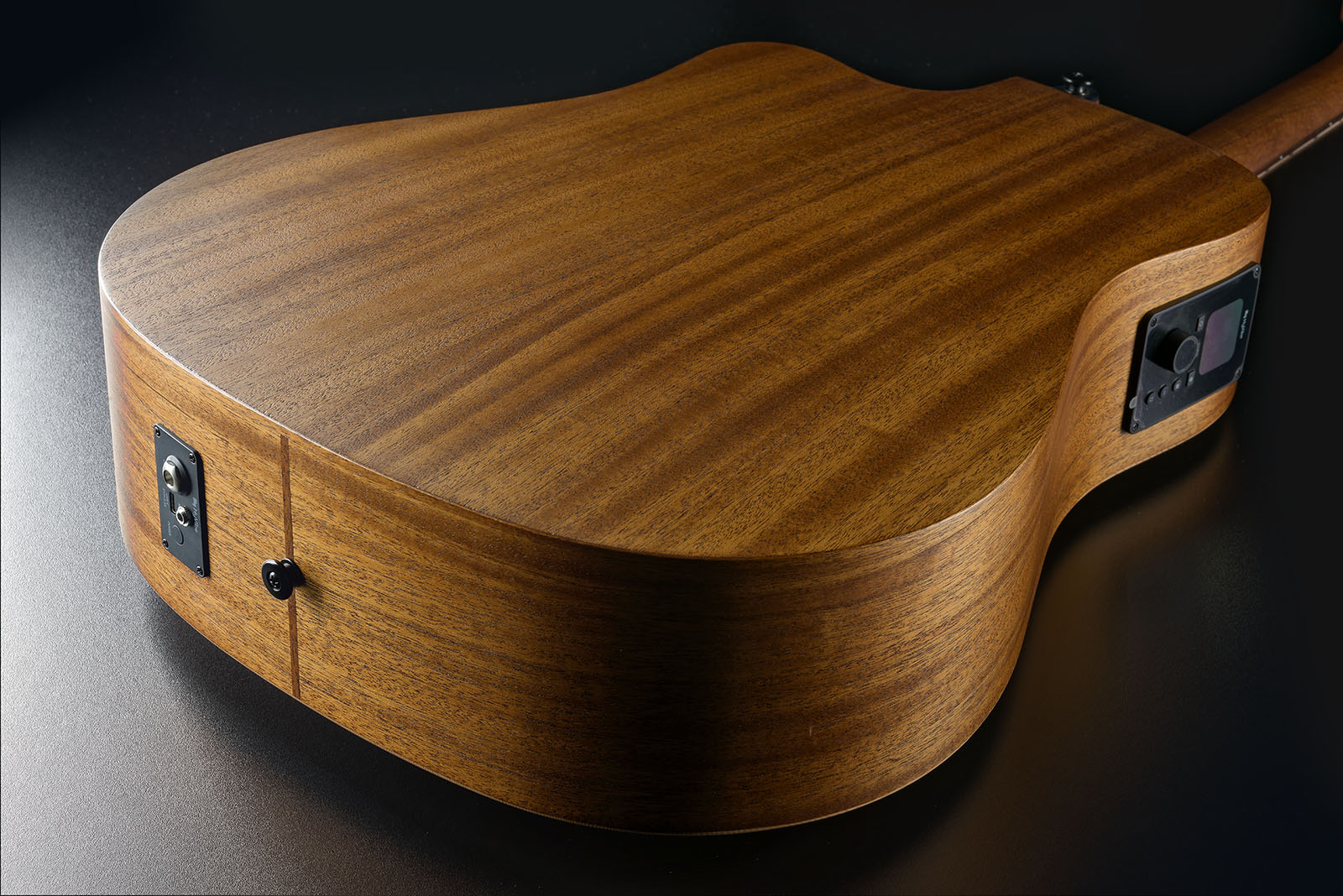 Lag Hv10dce Hyvibe H2 Dreadnought Cw Cedre Khaya Bra - Natural - Folk gitaar - Variation 4