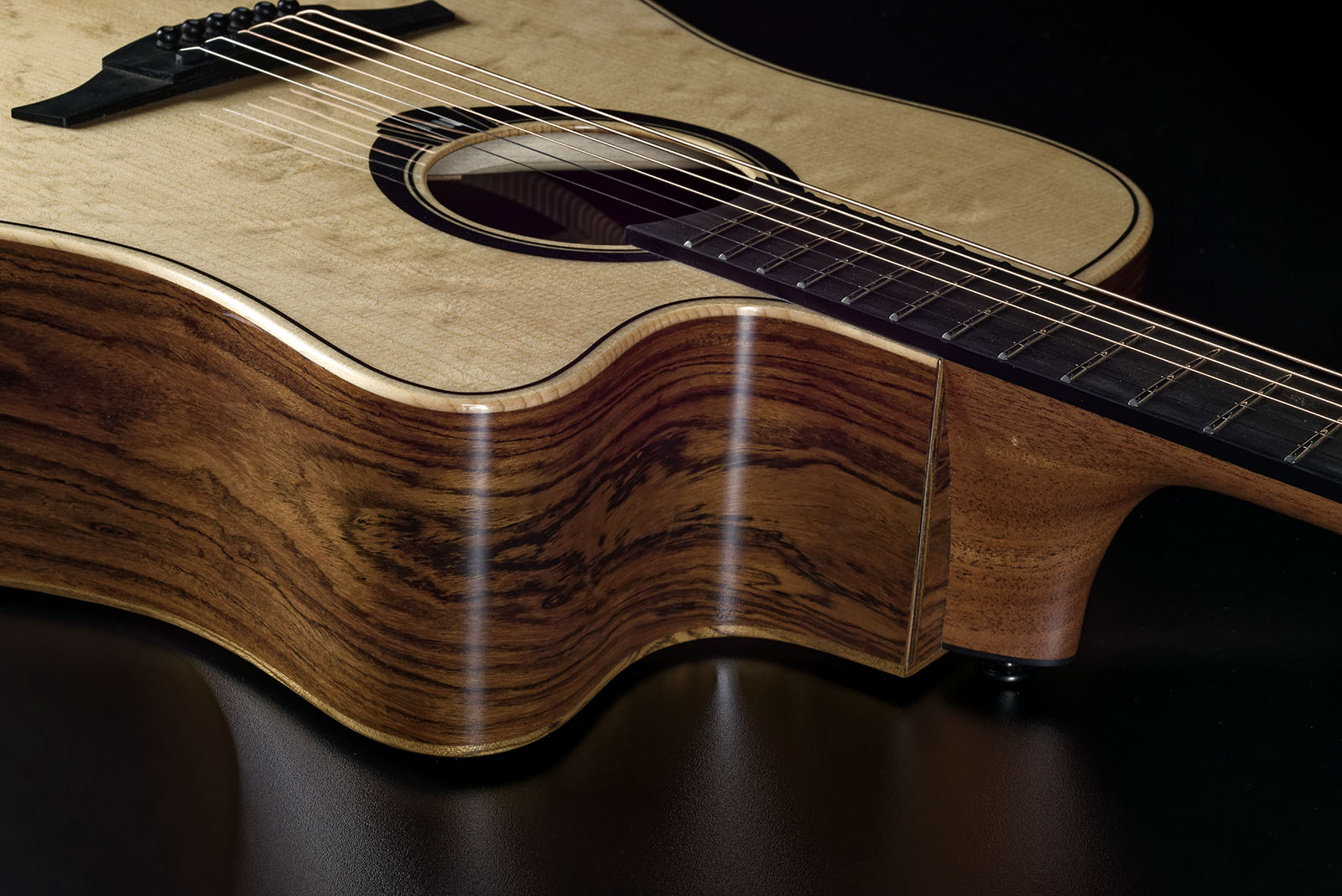 Lag Hv30dce Hyvibe H2 Dreadnought Epicea Bokote Bkbr - Natural - Folk gitaar - Variation 3