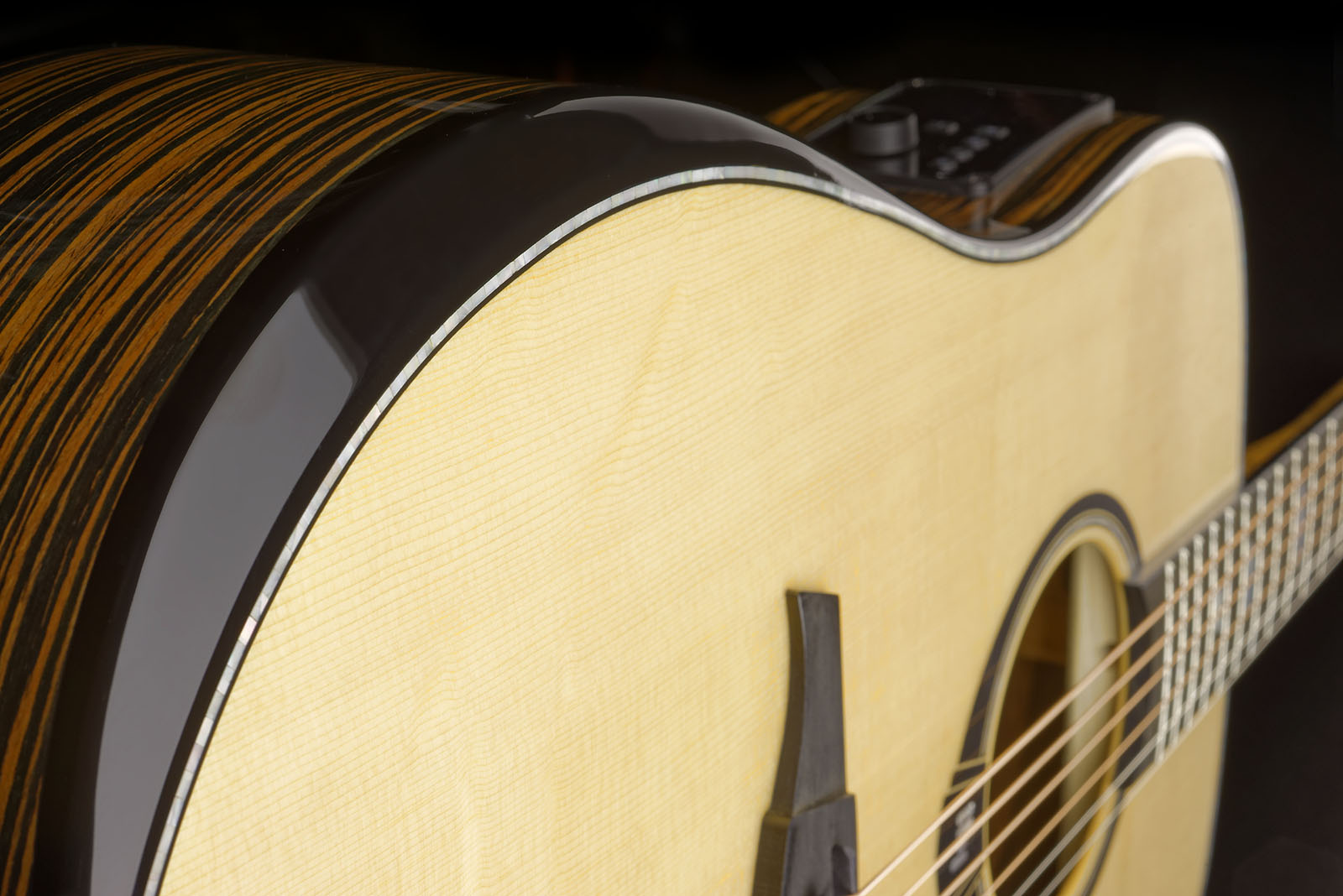 Lag Hv50de Hyvibe H2 Dreadnought Epicea Bokote Bkbr - Natural - Folk gitaar - Variation 5