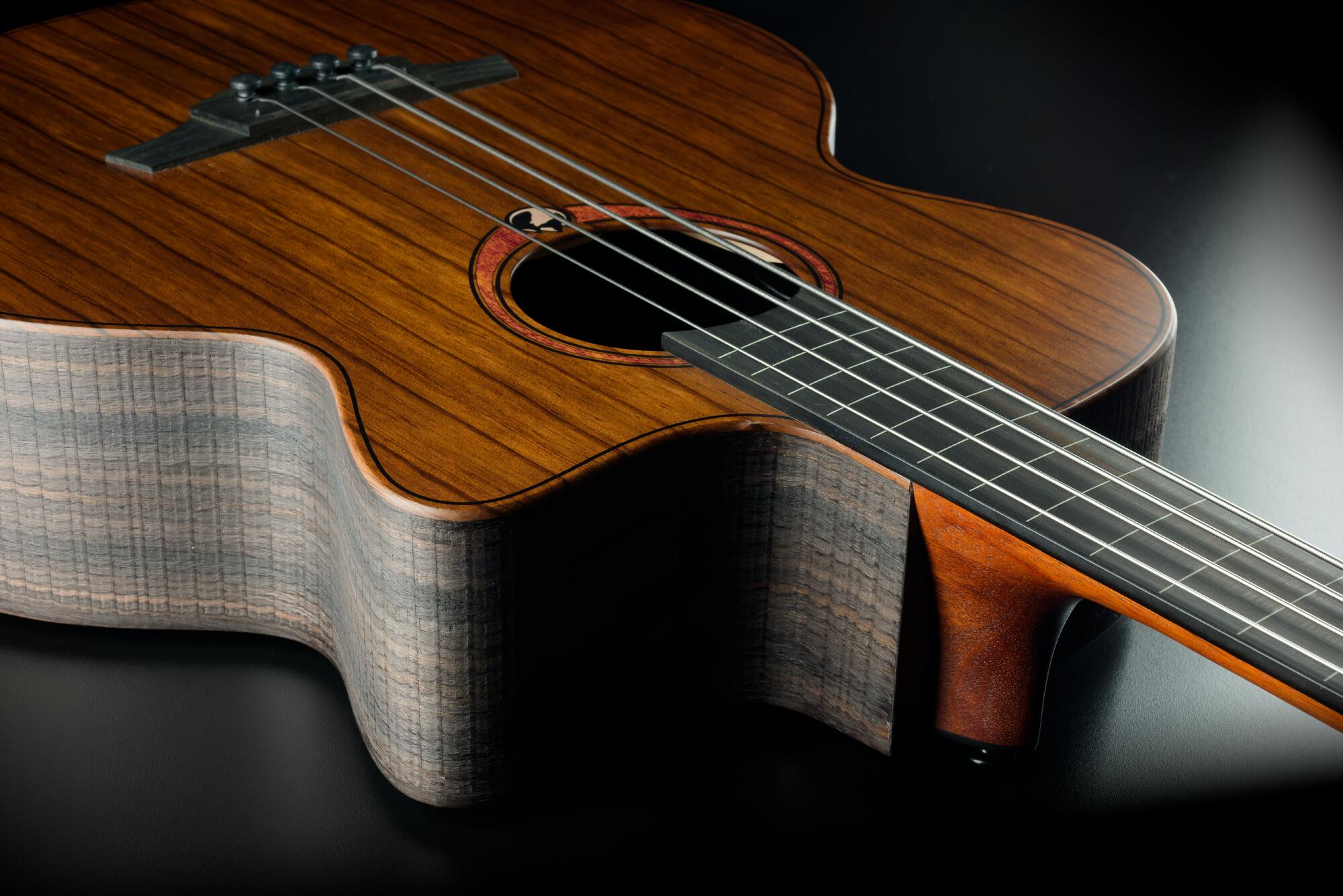 Lag Sauvage Basse Fretless Electro Br - Natural - Akoestische bas - Variation 3