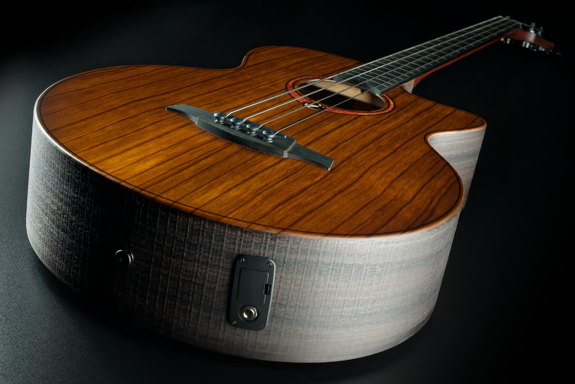 Lag Sauvage Basse Fretless Electro Br - Natural - Akoestische bas - Variation 4
