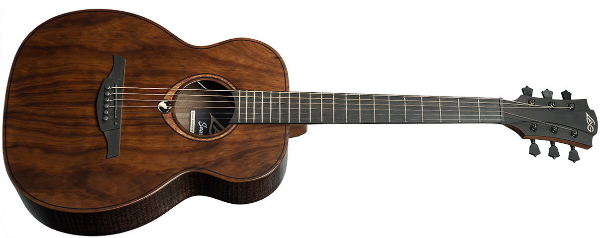 Lag Sauvage Te Travel Pale Brankowood Eucalyptus Brb - Naturel - Western reisgitaar - Variation 1