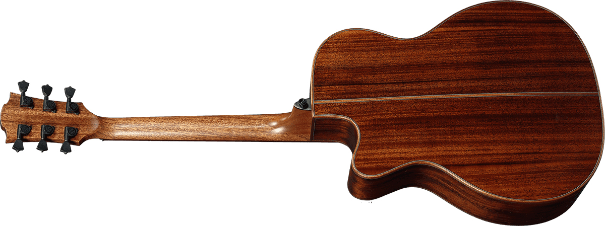 Lag T118ace Tramontane Auditorium Cw Cedre Khaya Bro - Brown Sunburst - Elektro-akoestische gitaar - Variation 1