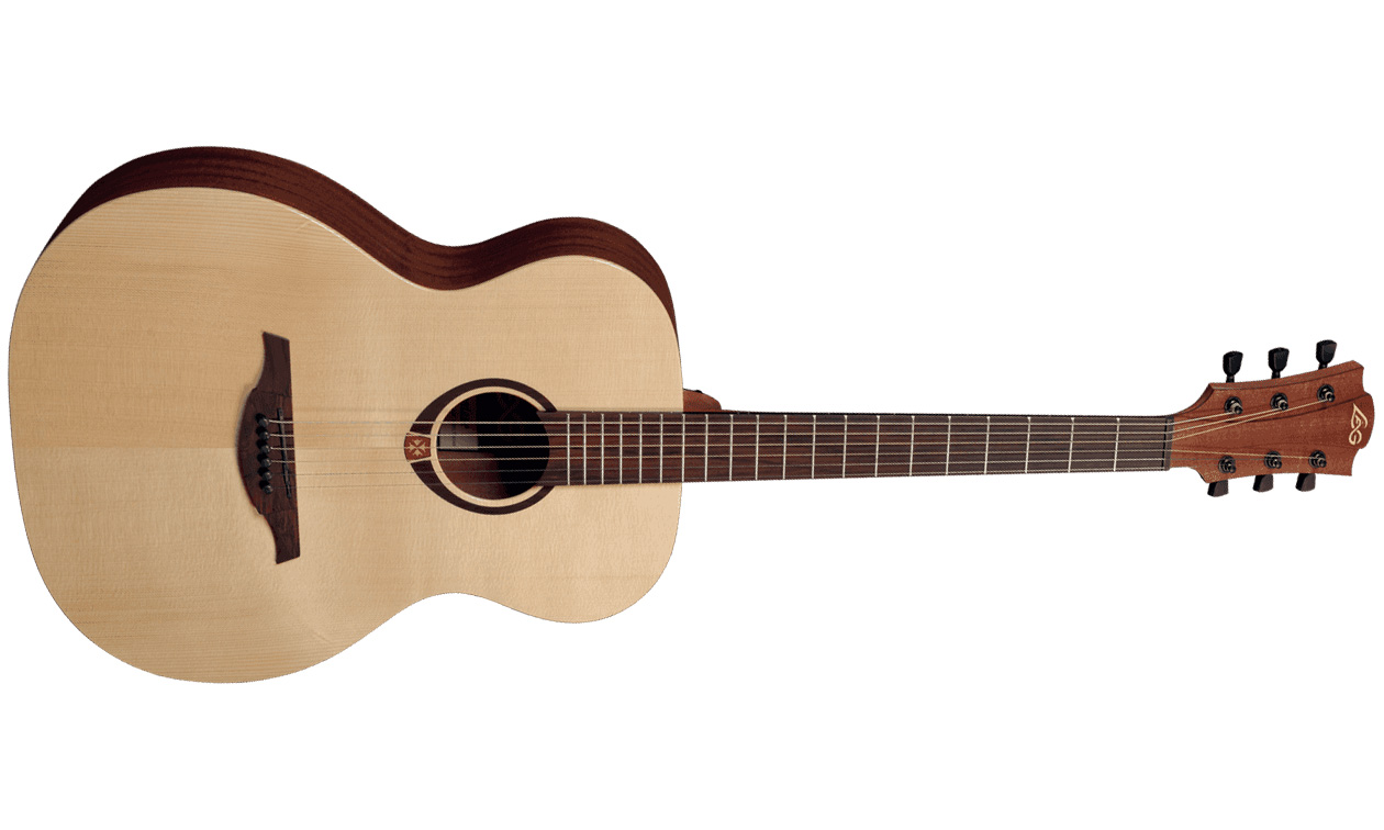 Lag T70a-hit Tramontane Auditorium Epicea Sapele - Naturel Satin - Westerngitaar & electro - Variation 1