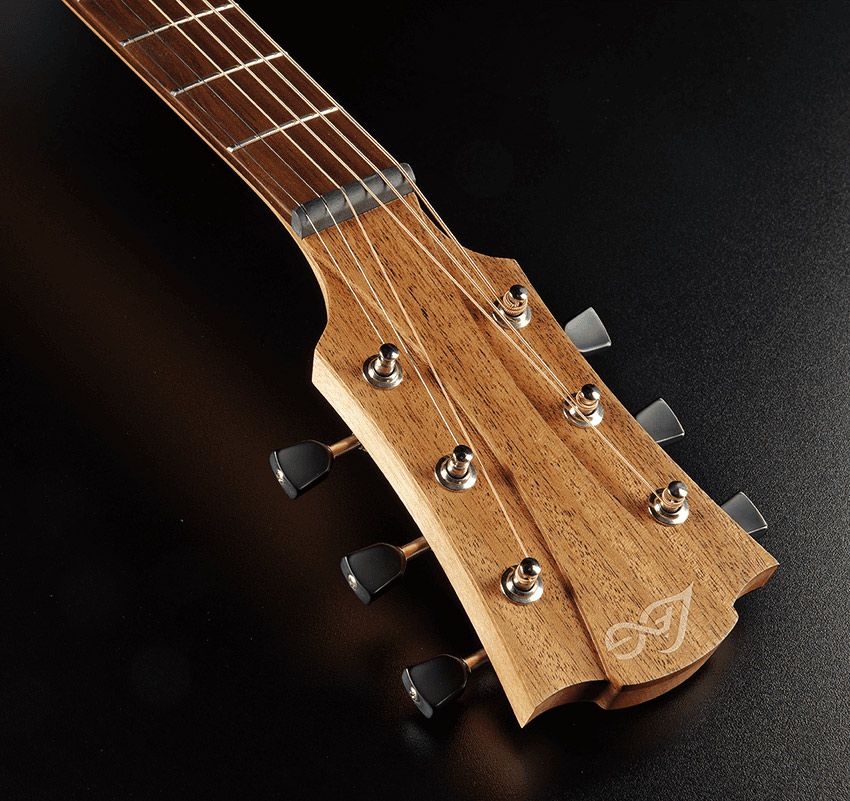 Lag T70d Tramontane Dreadnought Epicea Sapele Bro - Noir & Brun - Westerngitaar & electro - Variation 3