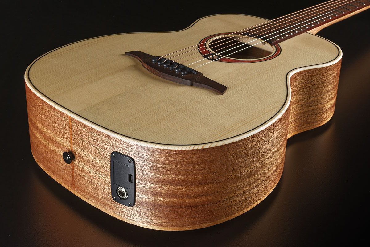 Lag T70te Travel Epicea Khaya Brb - Natural - Folk gitaar - Variation 2