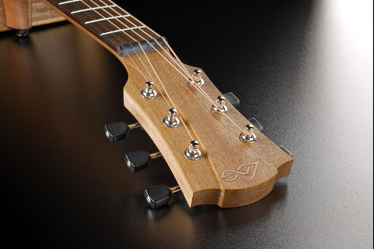 Lag T70te Travel Epicea Khaya Brb - Natural - Folk gitaar - Variation 5