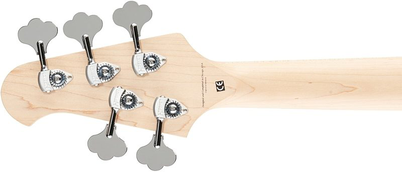 Lakland 55-02 Deluxe Qmt Skyline 5c Active Mn - Honey Burst Gloss - Solid body elektrische bas - Variation 3