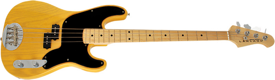 Lakland 44-51m Skyline Mn Split Coil - Butterscotch - Solid body elektrische bas - Main picture