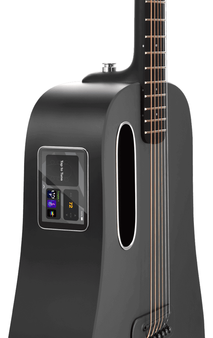 Lava Music Blue Lava Touch +airflow Bag - Midnight Black - Elektro-akoestische gitaar - Variation 1