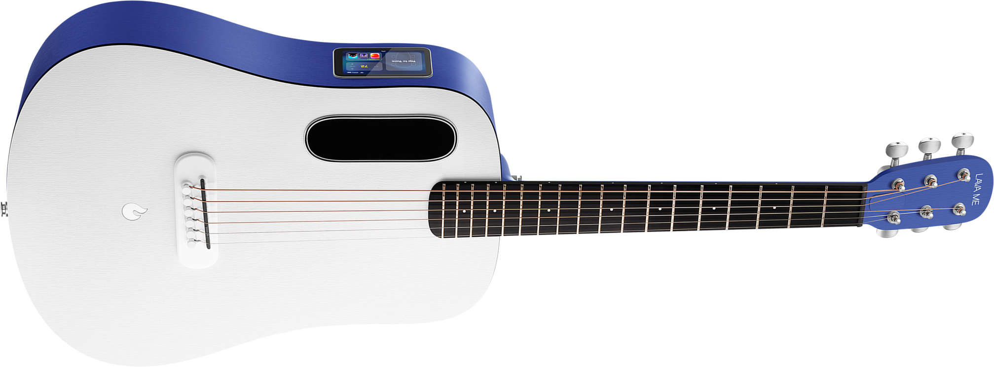 Lava Music Lava Me Play 36 +lite Bag - Deep Blue / Frost White - Western reisgitaar - Main picture