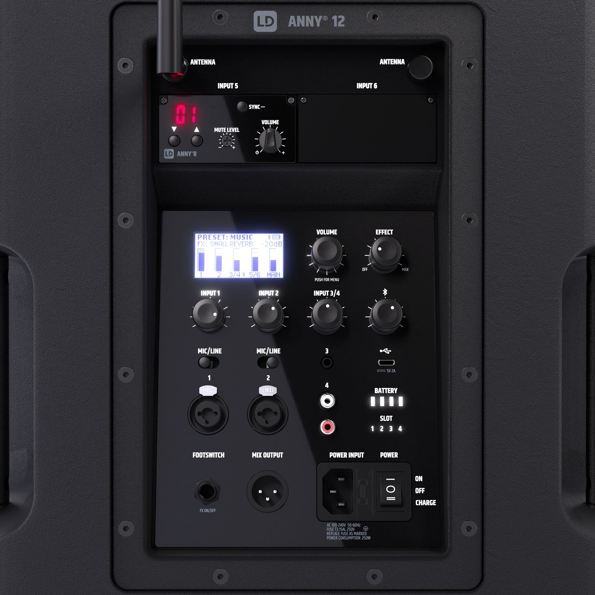 Ld Systems Anny 12 Bph B6 - Mobiele PA- systeem - Variation 7