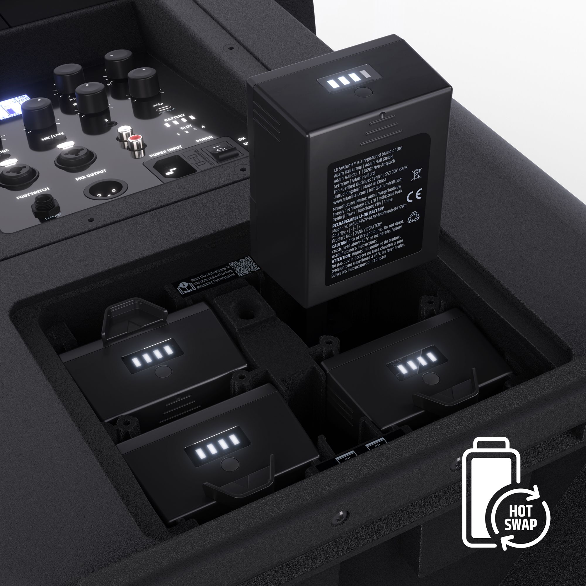 Ld Systems Anny 12 Hbh2 B6 - Mobiele PA- systeem - Variation 3