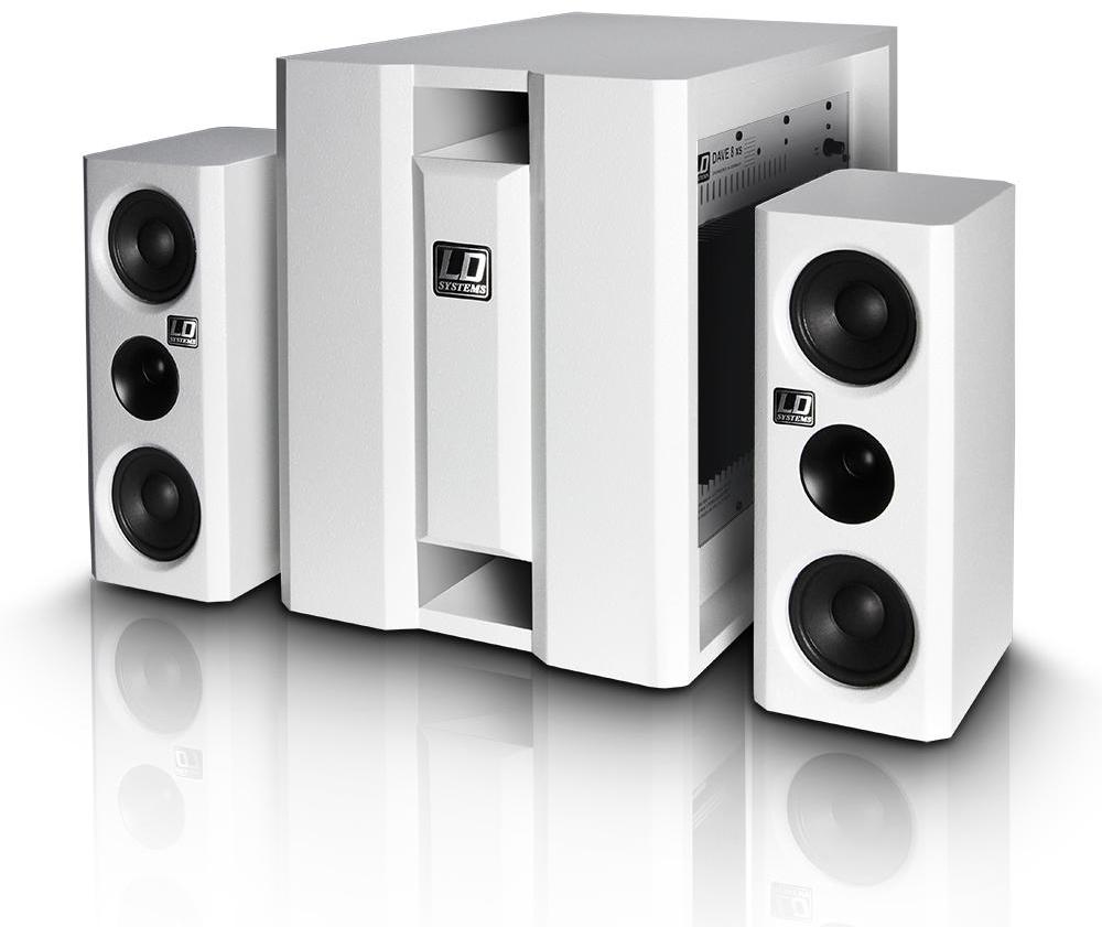 Pa systeem set Ld systems Dave 8 XS White