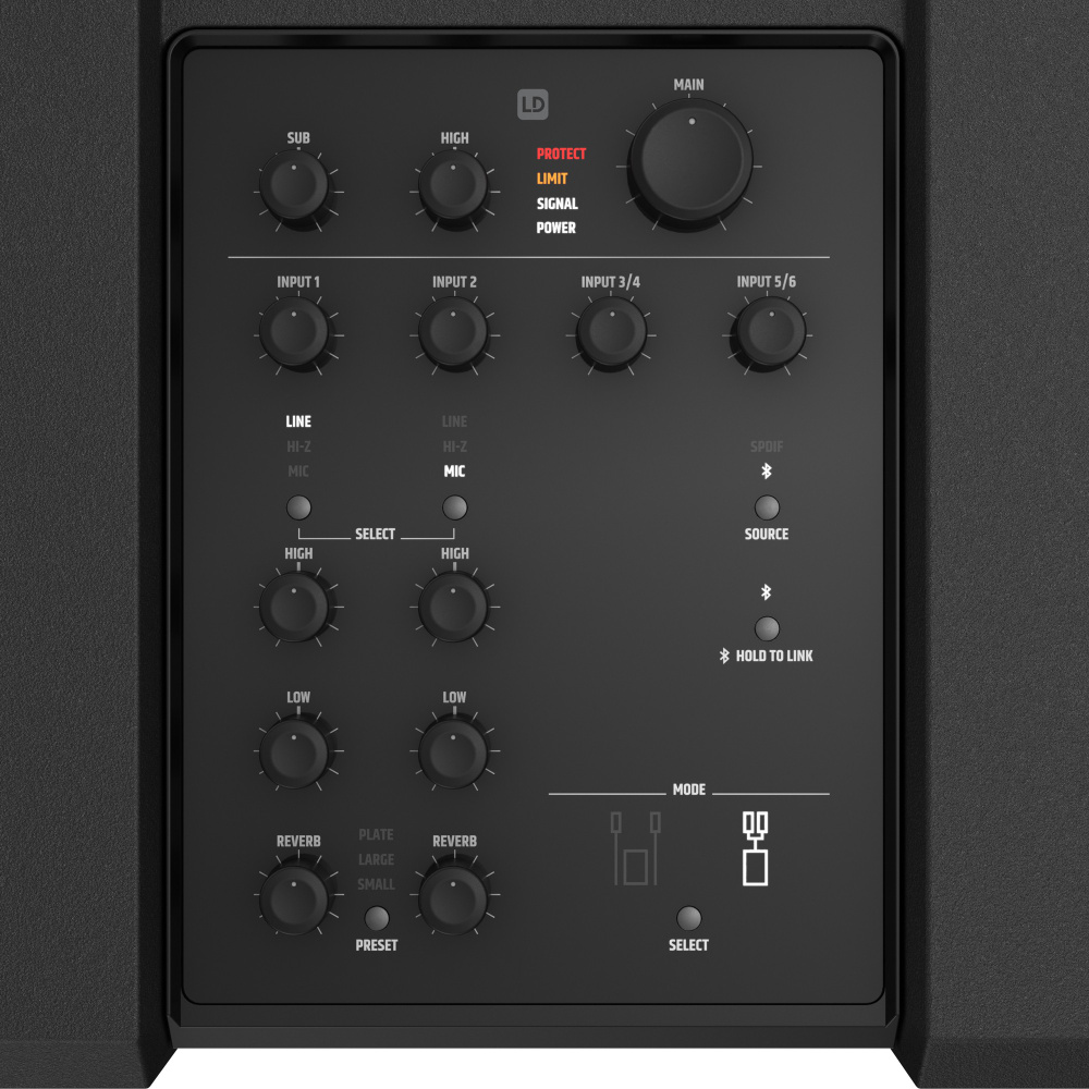 Ld Systems Dave 10 G4x - Pa systeem set - Variation 2