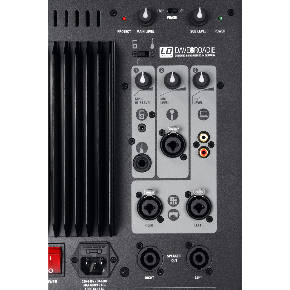 Ld Systems Dave8 Roadie - Pa systeem set - Variation 3