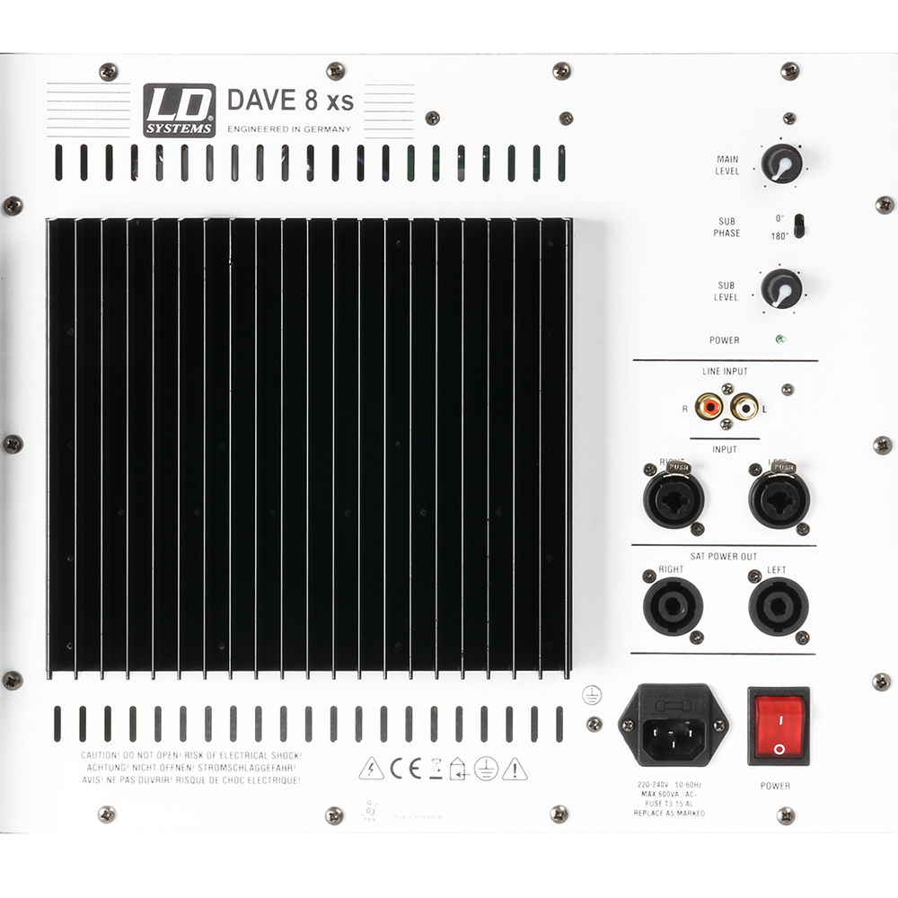 Ld Systems Dave 8 Xs W - Pa systeem set - Variation 1