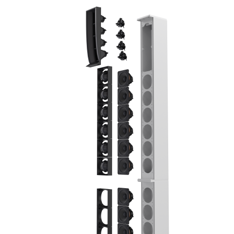 Ld Systems Maui44g3 All-in-one Array System + Mixer White - Zuilsystemen - Variation 9