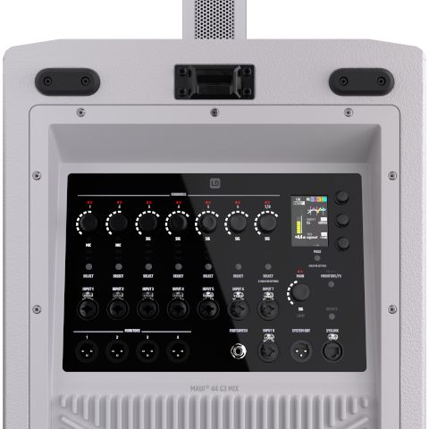 Ld Systems Maui44g3 All-in-one Array System + Mixer White - Zuilsystemen - Variation 12