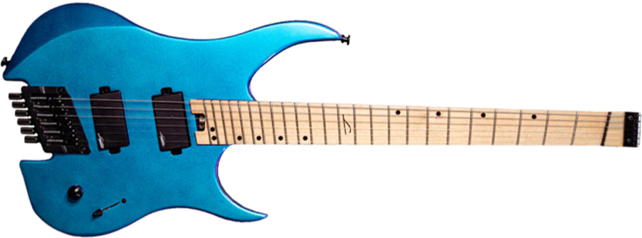 Legator Ghost G6fs Multiscale 2h Ht Mn - Blue Color Shift - Multi-scale gitaar - Main picture