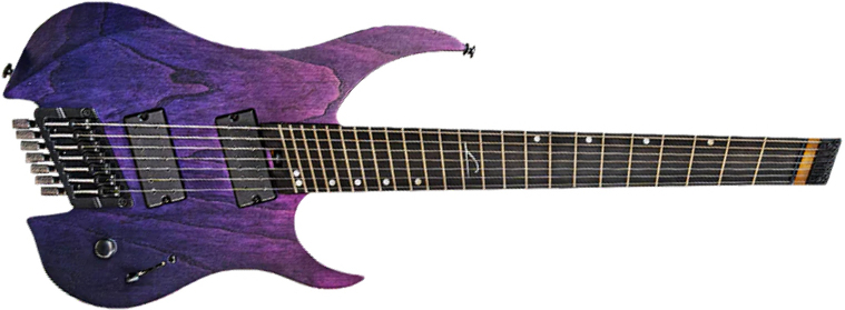 Legator Ghost G7fp Performance 7c Multiscale 2h Ht Eb - Iris Fade - Multi-scale gitaar - Main picture
