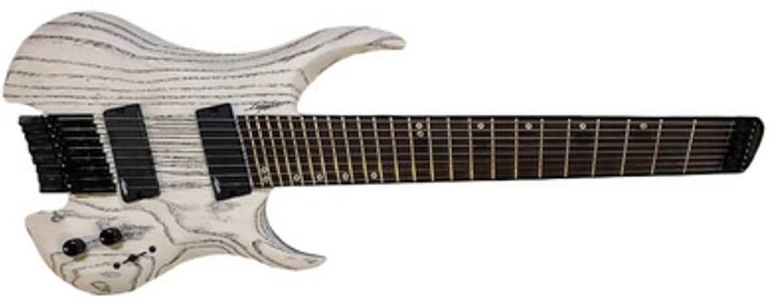 Legator Ghost G8fp Performance 8c Multiscale 2h Ht Ph - White - Multi-scale gitaar - Main picture