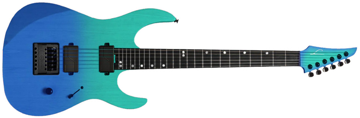 Legator Ninja N6ep Performance 2h Fishman Fluence Modern Ht Ric - Pacific Aqua - Metalen elektrische gitaar - Main picture