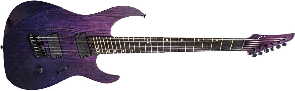 Legator Ninja N6fp Performance Multiscale 2h Ht Eb - Iris Fade - Multi-scale gitaar - Main picture